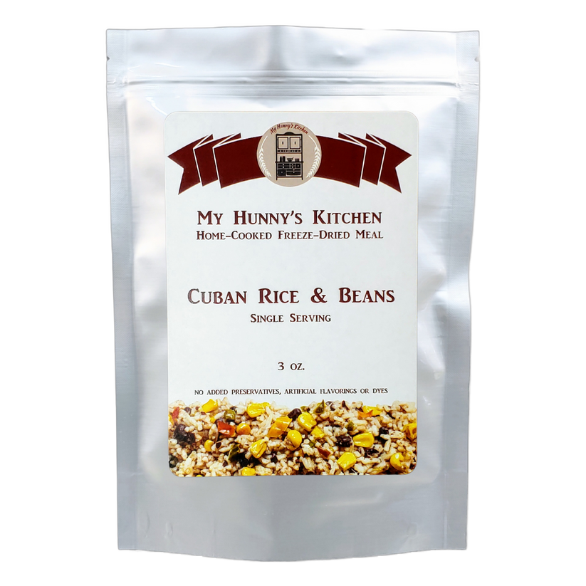 Cuban Rice and Black Beans - Freeze Dried Meal