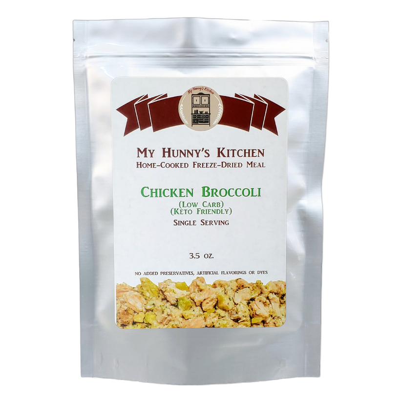 Chicken Broccoli and Cauliflower Rice (Keto Friendly-Low Carb) - Freeze Dried Meal