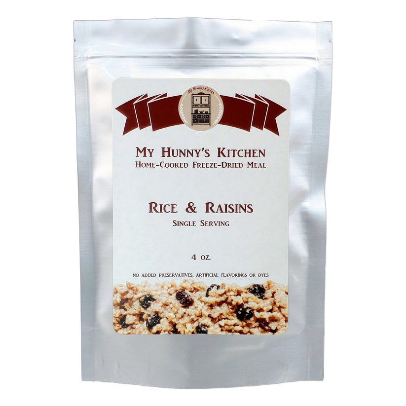 Rice and Raisins - Freeze Dried Meal